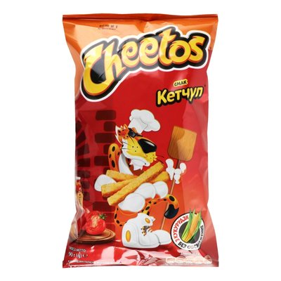 Палочки кукурузные со вкусом кетчупа Cheetos, 90 г 3973880 фото