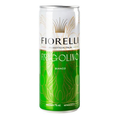 Напій винний Fiorelli Fragolino Bianco, 0.25 л 3379310 фото