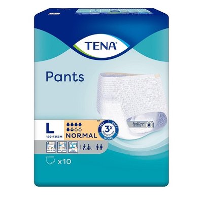 Подгузники-трусики одноразовые Large Pants Normal Tena, 10 шт 3244430 фото