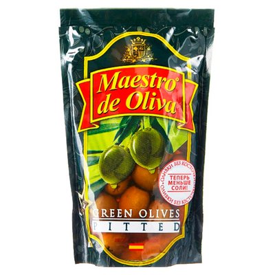 Оливки без косточки Maestro de Oliva, 170 г 3312300 фото