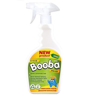 Засіб для миття та чищення кухонних поверхонь універсальне Super Clean Booba, 500 мл 4050130 фото