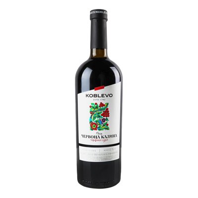 Вино красное сухое Koblevo Бордо Каберне Мерло, 0.75 л 3984030 фото