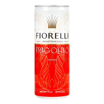 Напій винний Fiorelli Fragolino Rosso, 0.25 л 3379320 фото