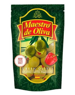 Оливки фаршированные перцем Maestro de Oliva, 170 г 3307640 фото