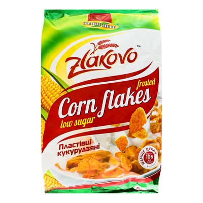 Хлопья кукурузные глазированные сахарной глазурью с уменьшенным содержанием сахара Zlakovo, 650 г 2836150 фото