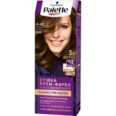 Фарба для волосся 6-65 (W5) Золотистий грильяж Palette, 110 мл 1386200 фото