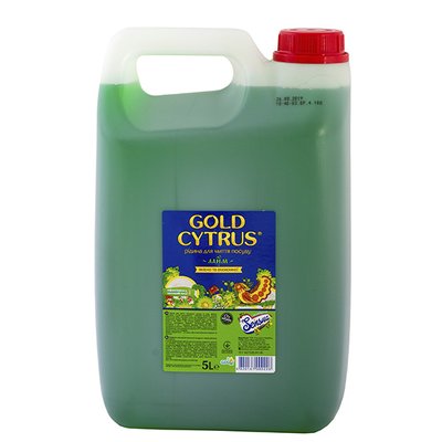Жидкость для мытья посуды Лайм Gold Cytrus, 5 л 1441850 фото