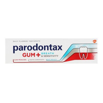 Зубная паста защита десен+свежее дыхание Paradontax, 75 мл 4133740 фото