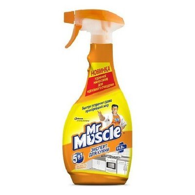 Средство для мытья и чистки кухонных поверхностей Свежесть лимона Mr.Muscle, 500 мл 535014 фото