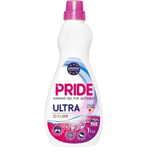 Гель для прання Ultra Color Pride, 1 л 3475290 фото