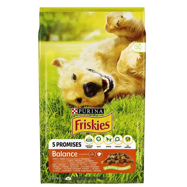 Корм для собак з куркою і овочами Friskies, 100 г 3546460 фото